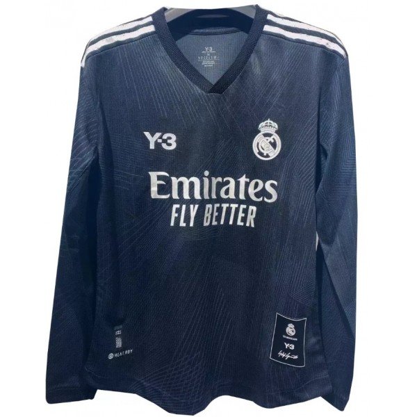 Camisa Real Madrid 2021 2022 Y-3 oficial Azul manga comprida